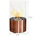 Sunnydaze Fiammata Ventless Tabletop Bio Ethanol Fireplace, Copper