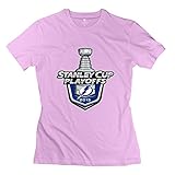 Women's NFL Tampa Bay Lightning Logo Screw Neck T-shirts Size XL Pink