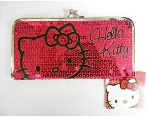hello kitty sequin wallet