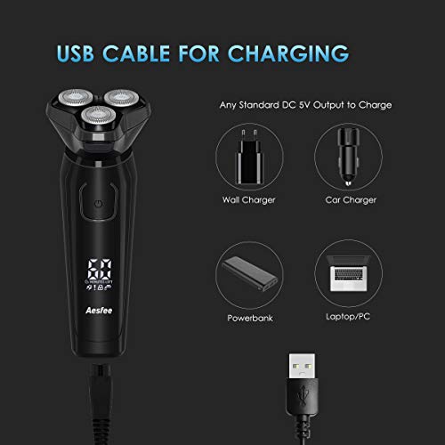 Afeitadora-Elctrica-Rotativa-Uso-en-Hmedo-y-Seco-para-Hombre-Mquina-de-Afeitar-Elctrica-USB-Recargable-con-Display-Digital-Bloqueo-de-Viaje-Inteligente