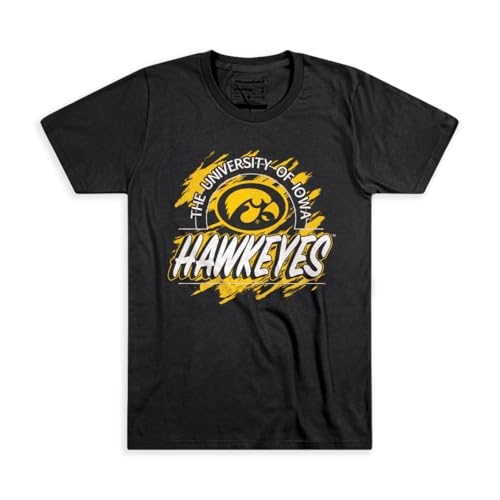 Homefield Iowa Hawkeyes Officially-Licensed College T-Shirt - Premium Soft 90s…