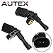 AUTEX 2PC Rear Left & Rear Right ABS Wheel Speed Sensors ALS469 1k0927807 Compatible with AUDI A3 2006-2013/AUDI TT 2008-2009/SEAT LEON 2007-2011/Replacement for VOLKSWAGEN BEETLE 2012-2017
