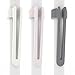 [3-Pack] Pen Pal Clip for Apple iPad and iPad Pro Pencil, White/Pink/Charcoal