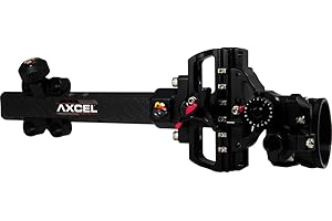 Axcel Archery Sights AccuTouch Carbon Pro Sight with X-41 Scope .019, Right Hand/Left Hand