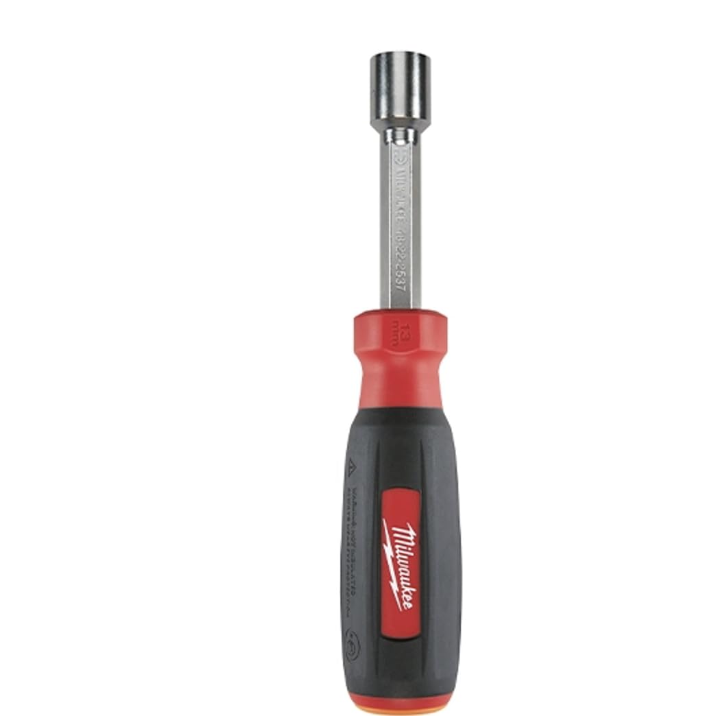 Milwaukee 48222537 13 mm Hex S Driver - Red/Black/Silver