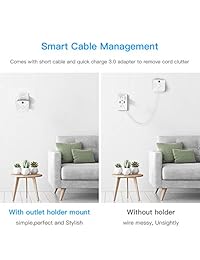 Koroao - Soporte de pared para módulo de sincronización Blink, soporte de montaje simple para Blink XT y sistemas de sincronización de cámaras de seguridad para interiores y domésticos, sin cables ni tornillos