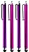 Bold 4 Pack of Purple Pink Universal Touch Screen Pen for Ipad 2 Ipod Iphone Kindle Fire, Motorola Xoom, Samsung Galaxy Tab, Blackberry Playbook Flyer Tablet