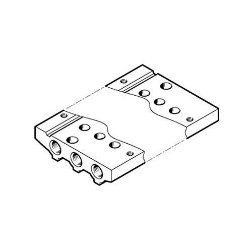 Festo 566528 Model VABM-L1-10AS-M5-8 Manifold Rail