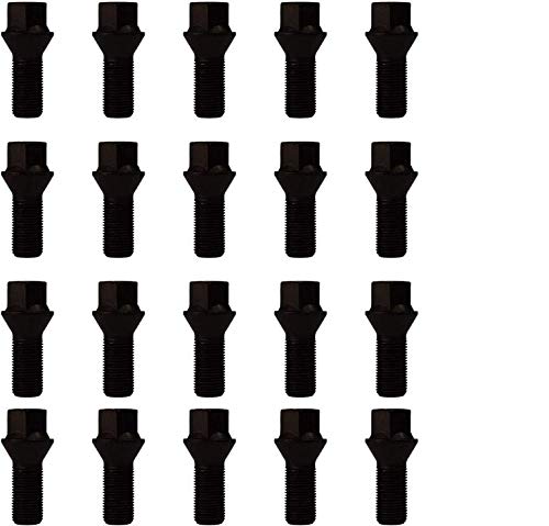 M14 x 1.25, 28mm Thread, Tapered Wheel Bolts For Use With Mini, BMW & More (20)