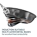 Anolon Nouvelle Copper Hard Anodized Nonstick Frying Pan Set / Fry Pan Set / Hard Anodized Skillet Set - 8 Inch and 10 Inch, Gray