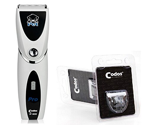 E-Plaza Codos CP-8000 Professional Pet Clipper Rechargeable Shaver Grooming Razor Kit for Dog Cat Pet