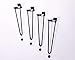 Hairpin Legs 16 Inch - Set of 4 Black Heavy Duty Steel Coffee Table Hair Pin Legs