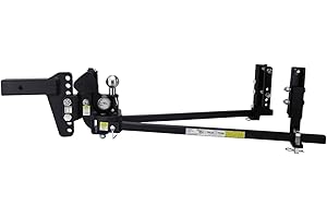 Weigh Safe True Tow Middleweight - Weight Distribution Hitch - Ball Mount Hitch with Anti-Sway Technology - 10" Drop Hitch, 2.5" Shank & 12,500-lb Towing Capacity