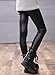 Tengo Girls Winter Warm Fleece Lined Faux Leather Leggings Children Pants