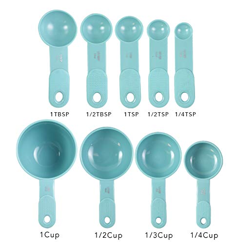 3 KitchenAid+9+Piece+Measuring+Spoon+Aqua