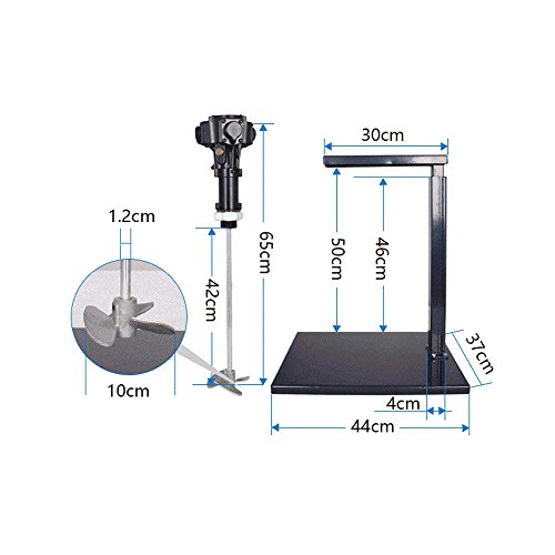 Finlon Pneumatic Automatic Paint Mixer (5 Gallon) Paint Air Agitator for viscous liquid ink dye Chemicals mixing machine blender disperser Coating Industry