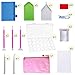Lulu Home Diamond Painting Tools, 5D DIY Cross Stitch Diamond Art Tools Including 3 Styles Diamond Stitch Pen, Tweezers, Glue, Stick Labels and Diamond Storage Box for DIY Art Craft (131PCS)