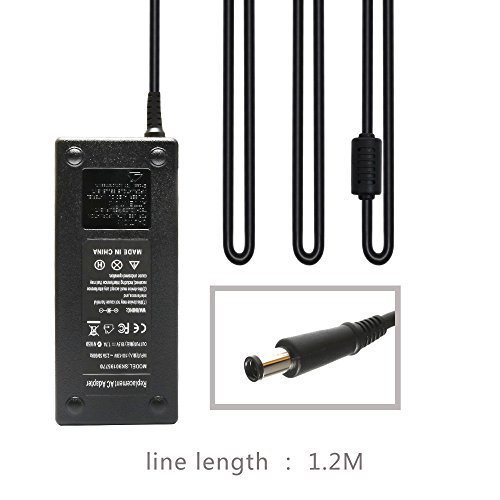 YTech 19.5V 7.7A 150W New Charger/ C Adapter Power Cord for Dell Alienware M14X M15X,Dell Precision M6300 M6400 XPS Gen 2 M1710,Compatible P/N:PA-5M10 J408P DA150PM100-00 ADP-150RB