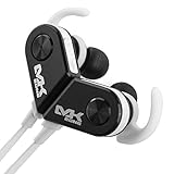 Bluetooth Headphones By MKzone | Wireless Magnetic Headset |Stereo Earphones | Secure Fit In-Ear Earbuds | Noise Cancelling Technology & Built-In Mic | Perfect Sound Quality | Ideal For Sports (Black)