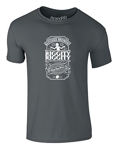 Riggity Riggity Whiskey, Adults T-Shirt - Charcoal XL