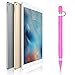 Silicone Case for Apple Pencil Holder Sleeve Skin Pocket Cover Accessories for iPad Pro, Soft Grip Pouch with Charging Cap Holder and 2 Protective Nib Covers(Pink)