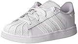 adidas Originals Superstar Foundation I Kids Shoe (Infant/Toddler),White/White/White,6 M US Toddler