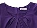 MUXXN Women's Sheer Violet Halter Neck Pin Up Style Bodycon Dress (M Violet)