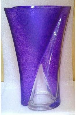Wavy Indigo Vase