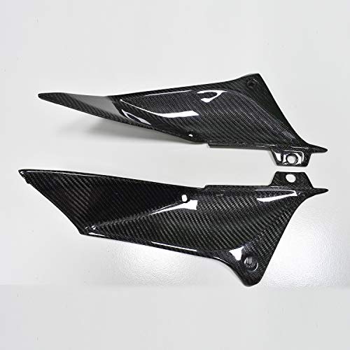 Wotefusi Motorcycle Fairing Tank Side Cover Trim Panels Carbon Fiber for Yamaha R1 2002 2003 - Thumbnail 3