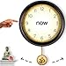 Now Clock - Mindfulness, Zen, Buddhist Decor for Your Home, Office, Yoga or Meditation Room - Unique Gift That Helps You to Be Present & Relax into The Power of Now - (Om Pendulum)
