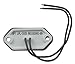 LED Chrome Convenience Courtesy or License Plate Light - Six (6) Cool White LED Inside A Waterproof, Compact 12vdc Fixture Truck, Auto, RV, Aircraft lighting