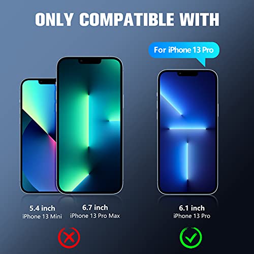 Cocoda Kompatibel mit iPhone 13 Pro Hülle (2021), Vergilbungsfrei Extradünn Weiche Handyhülle, Shock-Absorbing Corners Case, Äußerst Kratzfest Durchsichtig Schutzhülle (6,1\