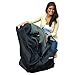 Jeep Car Seat Travel Bag, Universal Size Car Seat Cover, Fits All Car Seats, Shoulder Strap Included, For Airport Gate Check-In, Infant and Baby Carrier Travel Bag, Black, Nylon