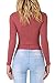 Mulisky Women's Lace Up Bandage Tight Bodysuit Cross Solid Jumpsuit Leotard S