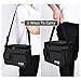 Tirrinia Insulated Lunch Box for Women Men, Leakproof Reusable Lunch Bag Containers for Adult,Working,Office,Lunch Soft Cooler Bag Tote for Picnic Hiking Beach,Black