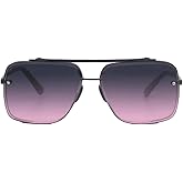 TOPFOXX - Bella Coffee - Aviator Sunglasses for Women Oversized - Total UV 400 Protection coating