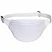 Fanny pack, BuyAgain Unisex 2 Zipper Quick Release Buckle Travel Sport Running Waist Fanny Pack - White