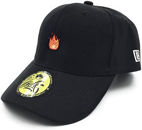 B L K : Fire Dad Hat - Black