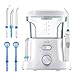 Homitt Water Flosser, FDA Approved Family Countertop Dental Oral Irrigator with 9 Multifunctional Tips, 10 Pressure Setting Professional Teeth Cleaner for Easy Dental Care