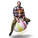 WALIKI Hopper Ball for Teens | 22-Inch Jumping Sit and Bounce Ball | Hop Ball for Outdoor Fun & Tie Dye