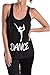 Beachcoco Dance Printed Fitted Racerback Tank Top