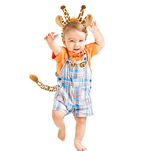 image for Norme Animal Costume Set Animal Ears Nose Tail and Bow Tie Animal Fanc