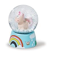 NICI Unicorn Theodor Glitter Globe, 6.5 cm