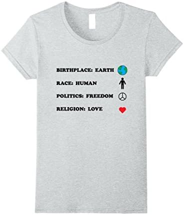 Womens Part Of The Human Condition T Shirt XL Heather Grey