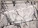 Shuangyi - Black and White d Marble Background Shower Curtains 12 Curtain Hooks 72-Inch by 72-Inch