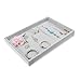 Bocar Grey Velvet Jewelry Display Showcase Organizer Holder for Necklace Bracelet Ring Earring (GP-KP)