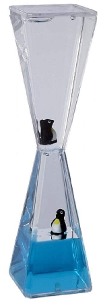 Ravensden Penguin Liquid Timer Desktop Toy 18cm