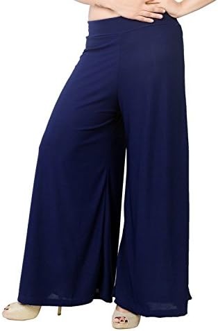 Pi World Women's Palazzo (PMSBLKP4657_Blue_Free Size)