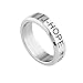 Bosunshine Kpop BTS Bangtan Boys WANNA ONE Member Accessories Titanium Birthday Ring Necklace (bts)