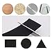 Shintop Felt Tape DIY Adhesive Heavy Duty Felt Strip Roll Cut into Any Shape to Protect Your Hardwood and Laminate Flooring, 1.96 x 39.3 Inches (Pack of 2, Black)